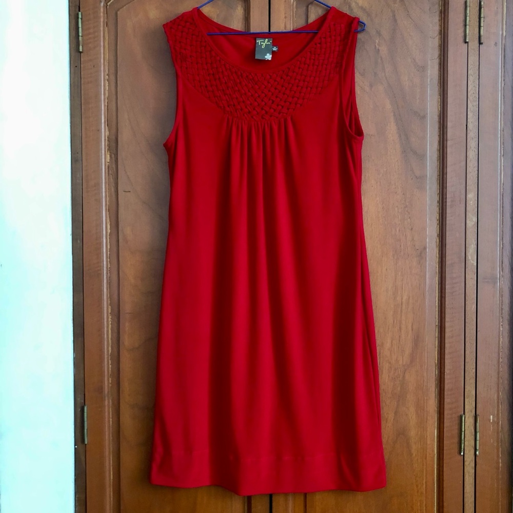 Taylor Dress Size 10. Bright Red.